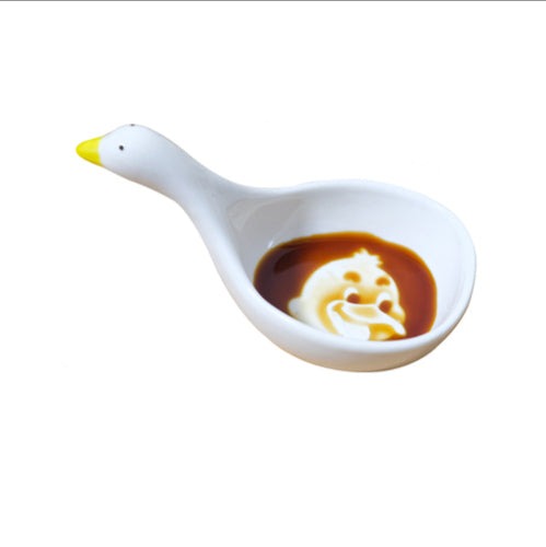 Ciotole in ceramica a forma di anatra