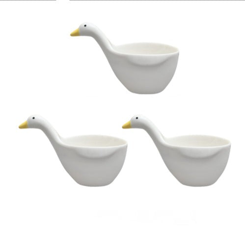 Ciotole in ceramica a forma di anatra