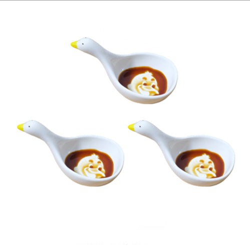 Ciotole in ceramica a forma di anatra