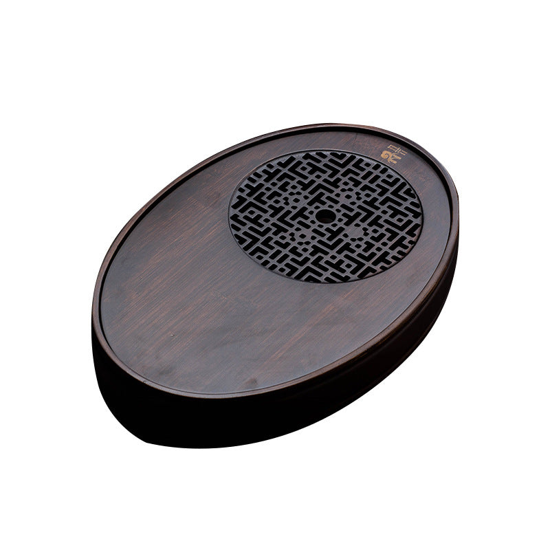 Semplice vassoio da tè in bambù