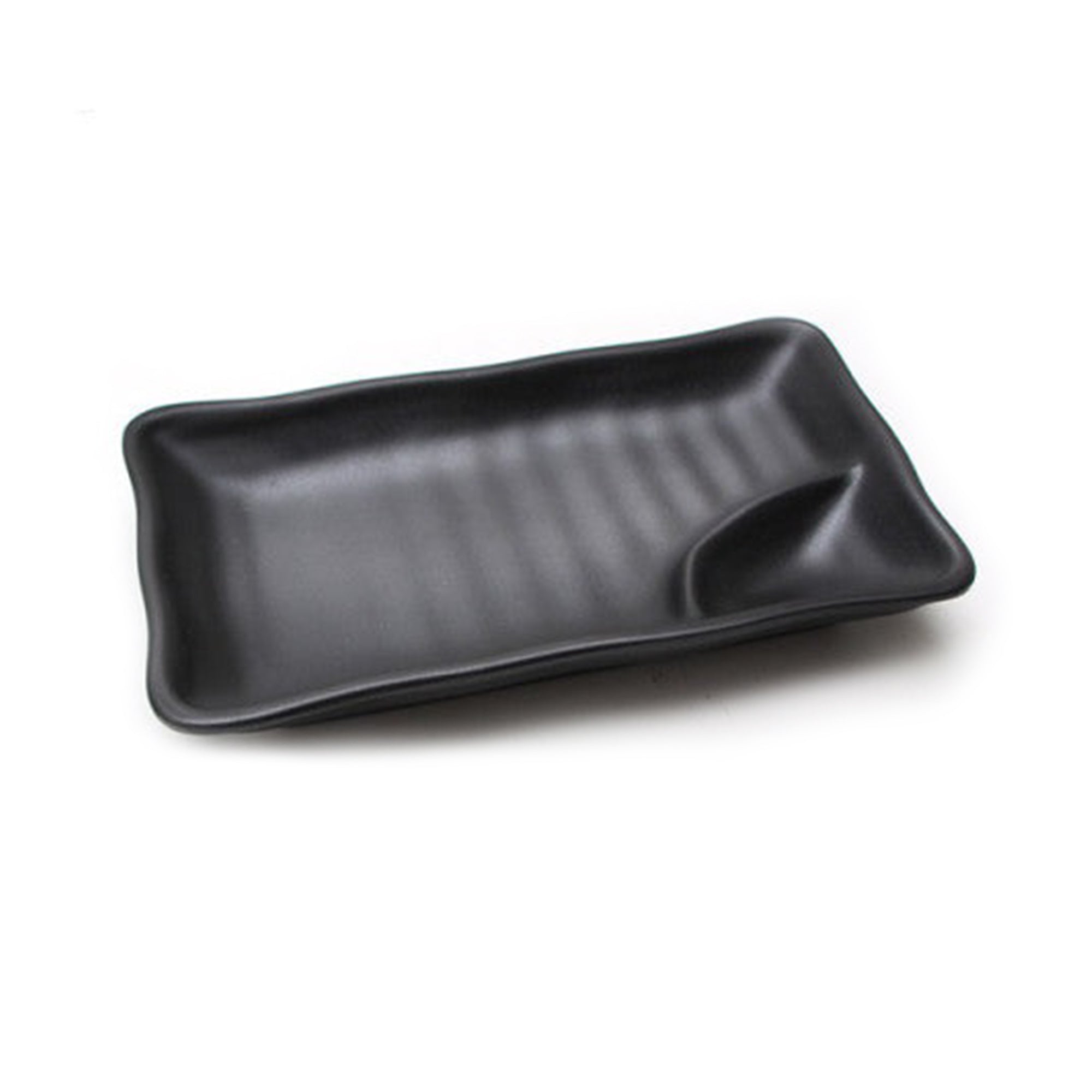 Vassoi neri per spuntini da sushi bar