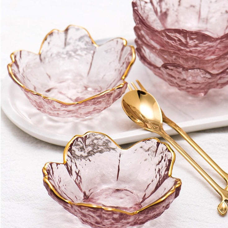 Ciotola per salse con intarsio d'oro