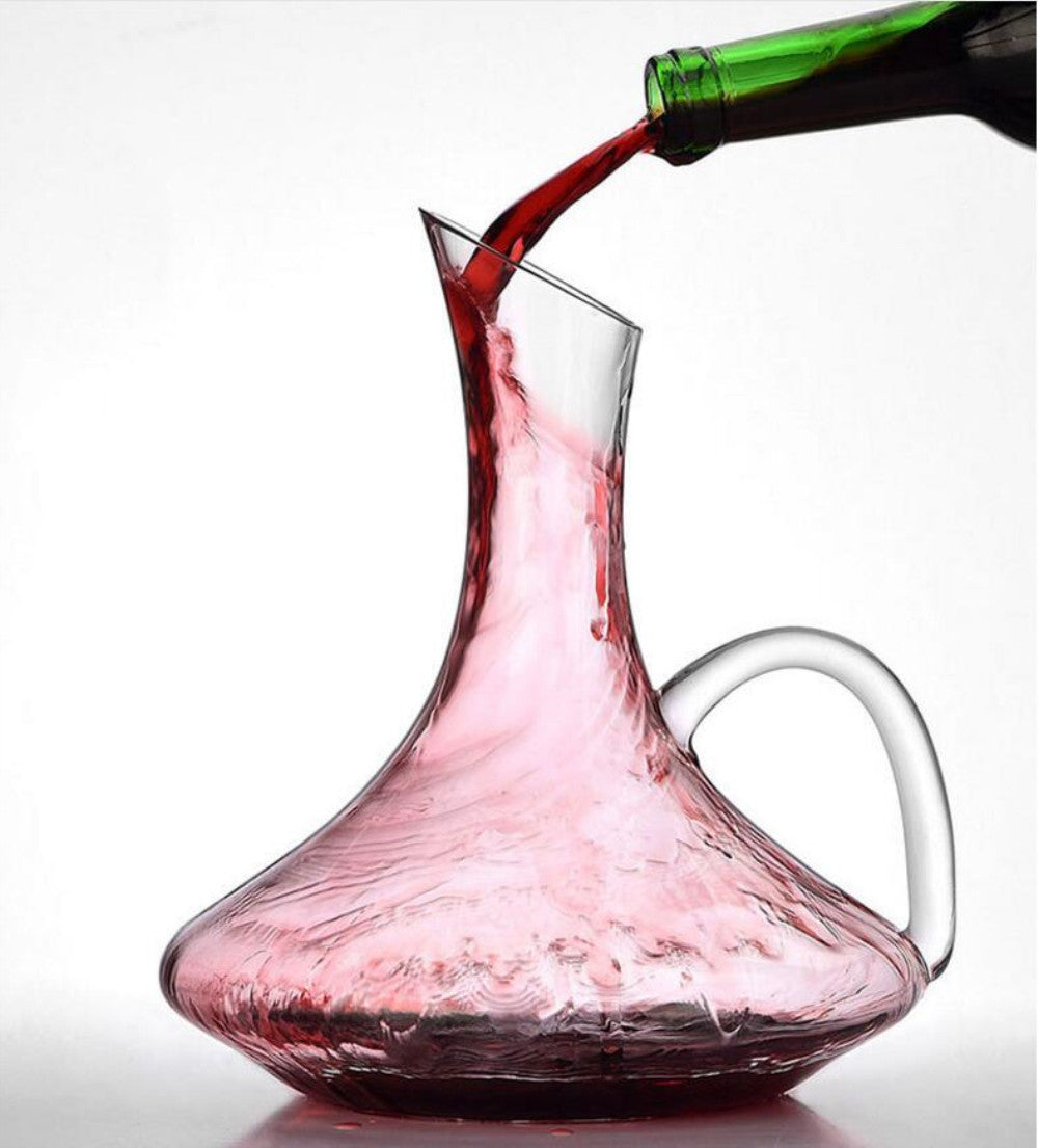 Decanter di cristallo fatto a mano