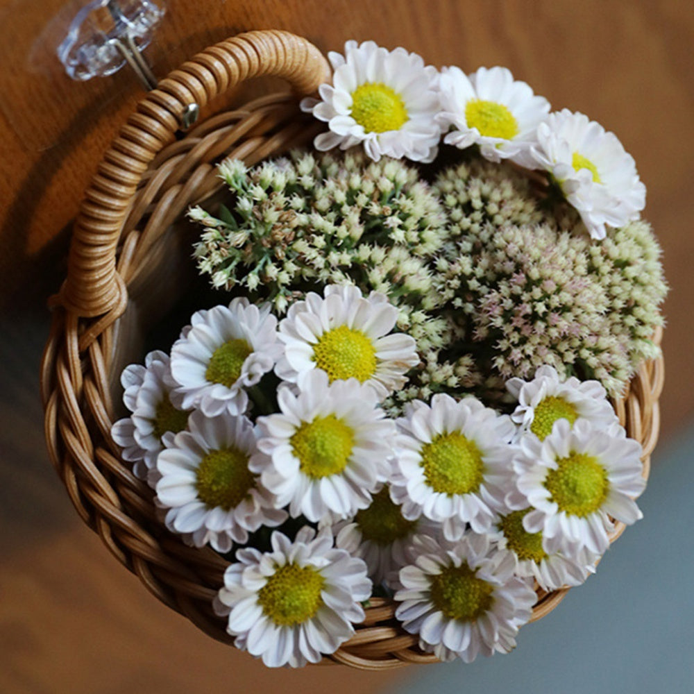 Cesto di fiori di salice in rattan