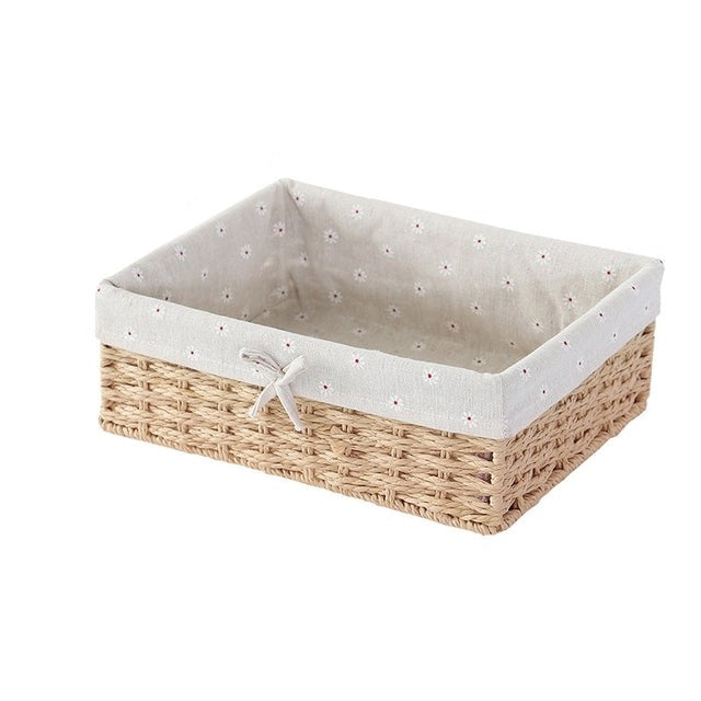 Cesto per il bucato fatto a mano