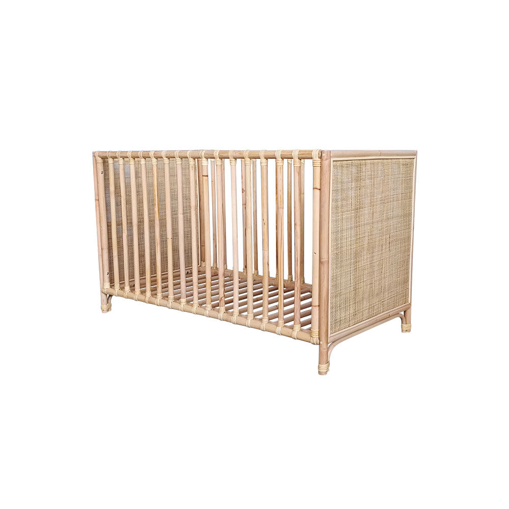 NEMO Evolutive Bed Rattan 60x120 Rattan