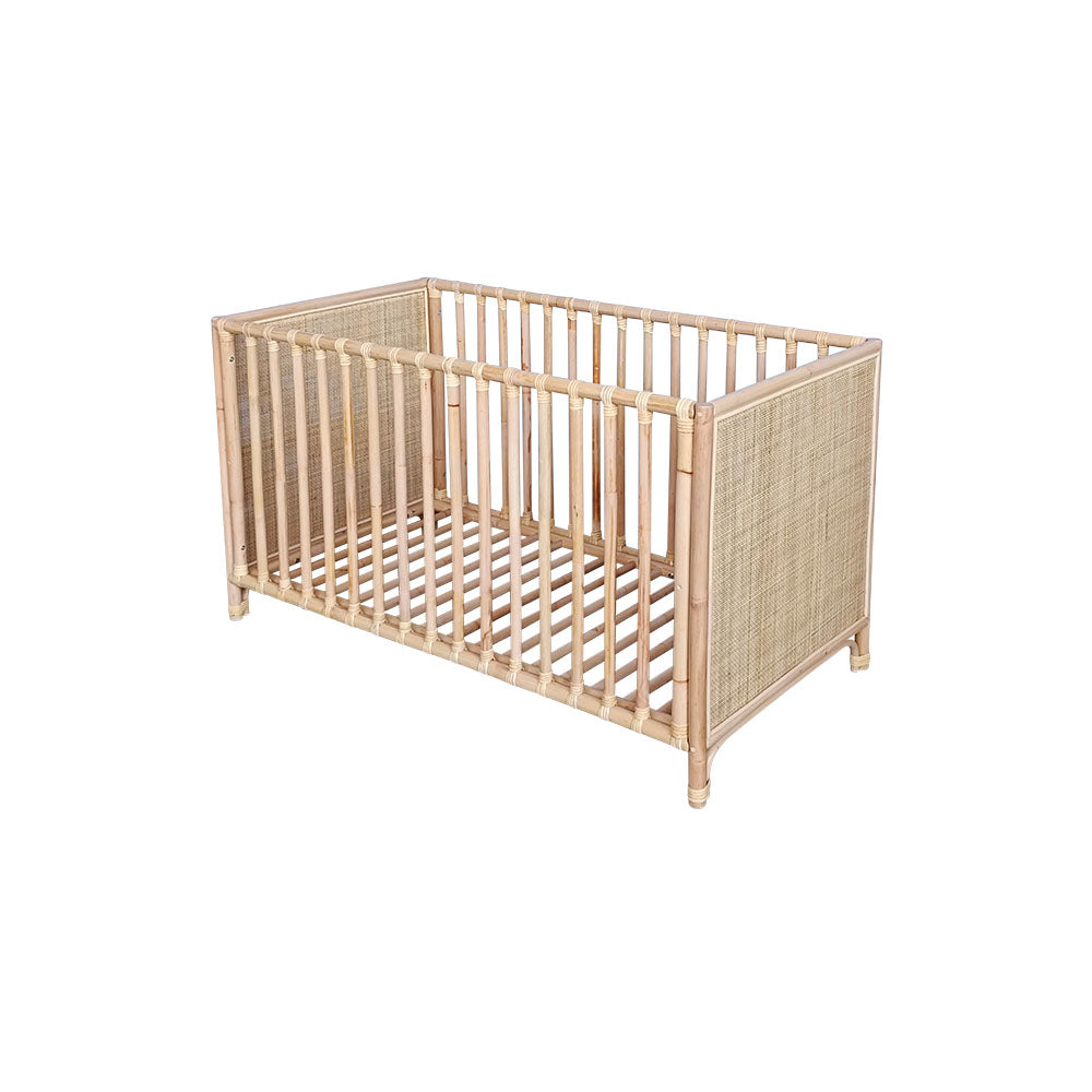 NEMO Evolutive Bed Rattan 60x120 Rattan