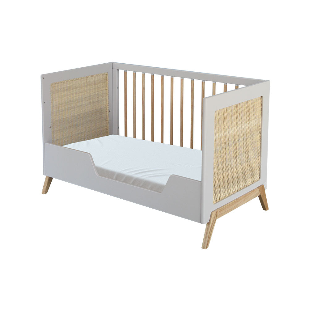 MARELIA Evolutive Bed Rattan 60x120 Lune