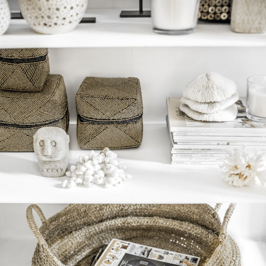 THE BEADED Baskets In Interior