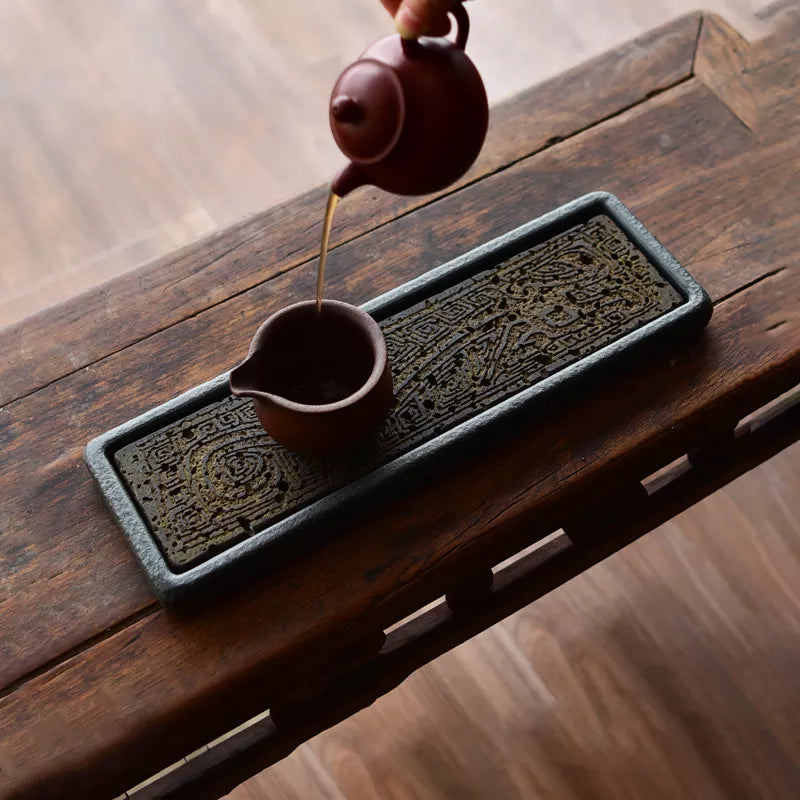 Vassoio da tè in pietra naturale
