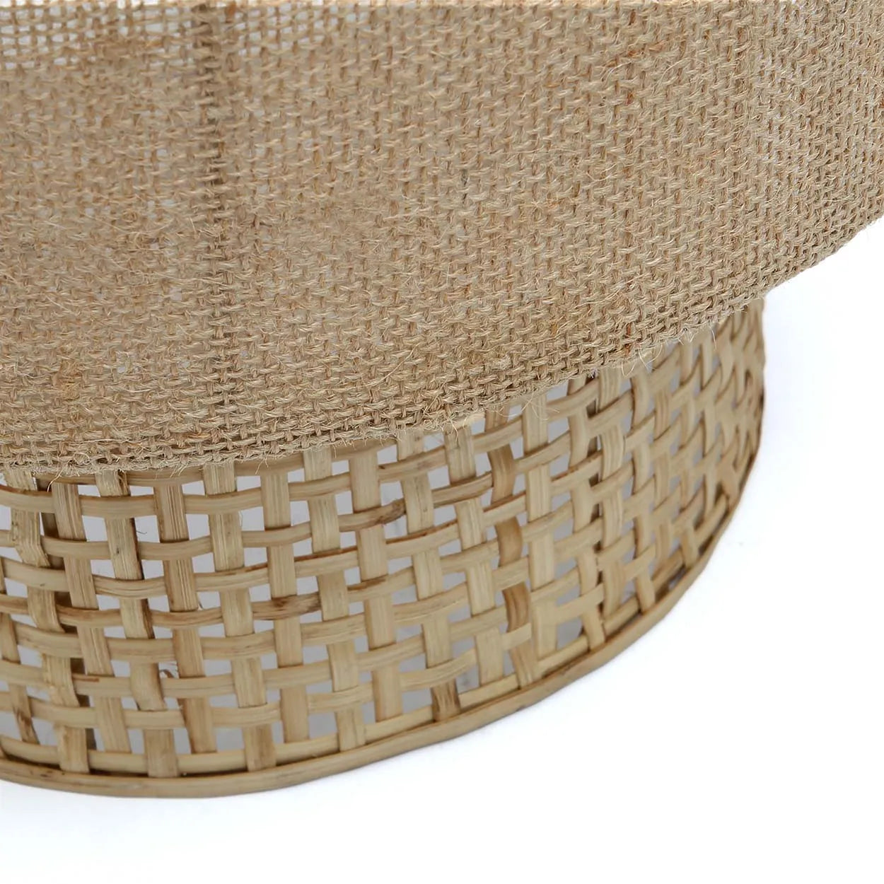 The BOLLY JUTE Wall Lamp - Natural Close View