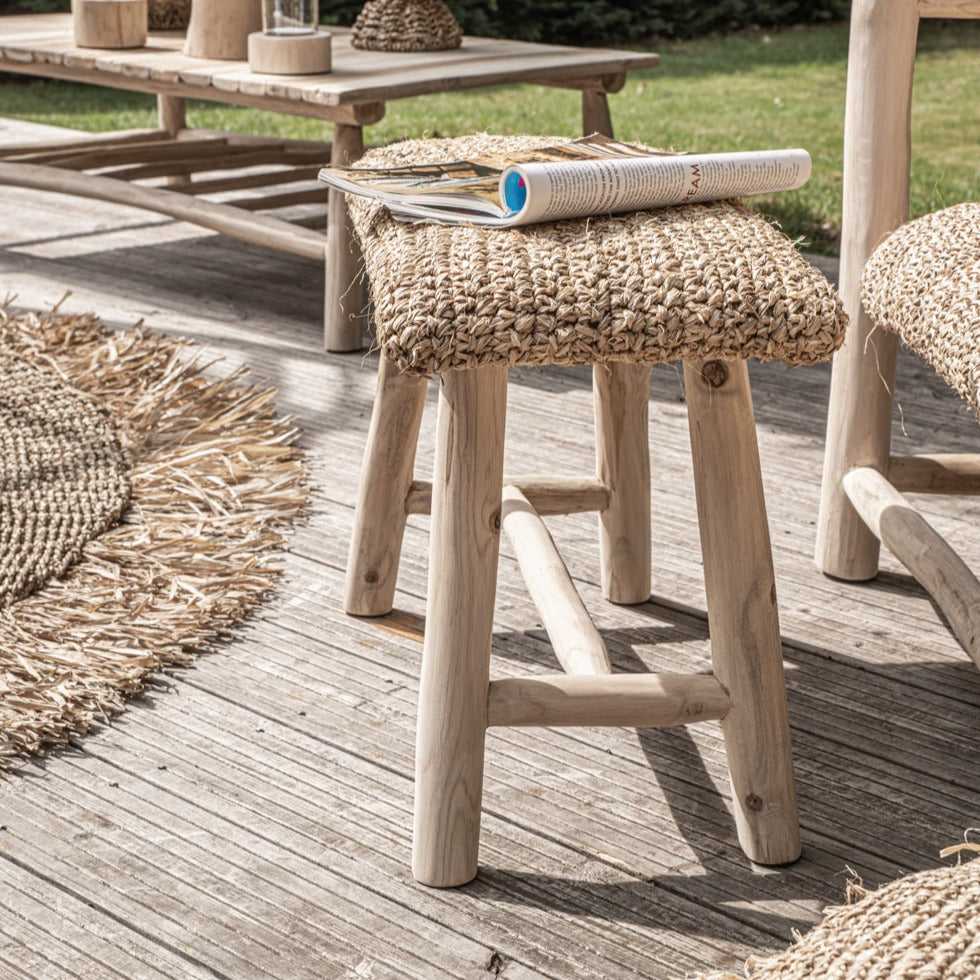 THE RAFFIA Bench - Natural Outdoor