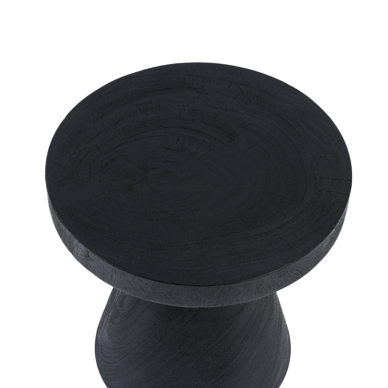 The GRAVITY Side Table - Black View Above
