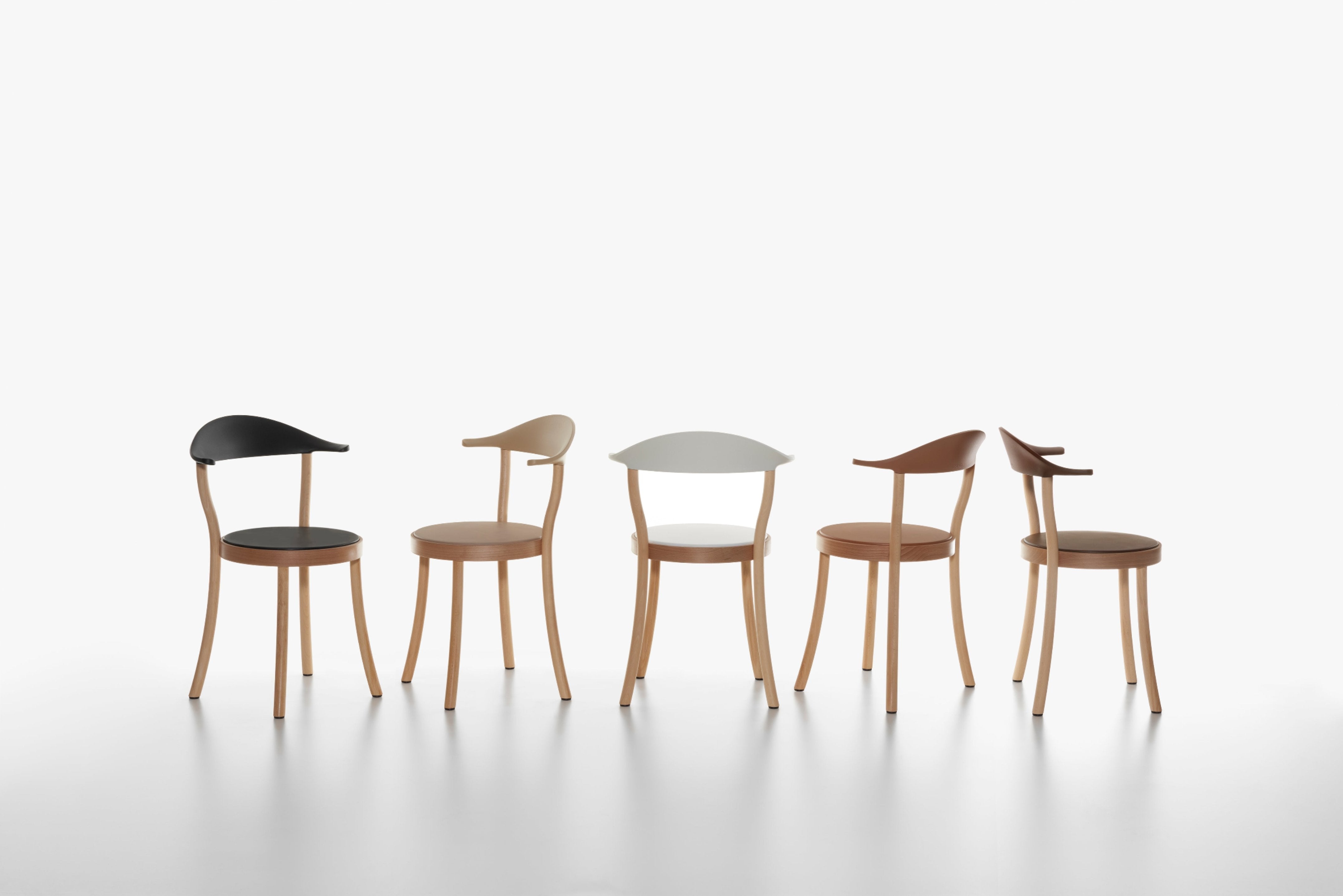 MONZA BISTRO Chair Natural Frame Different Colours