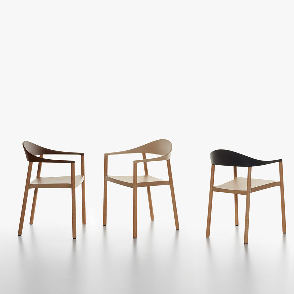 MONZA Armchairs Ash Natural Frame Colour