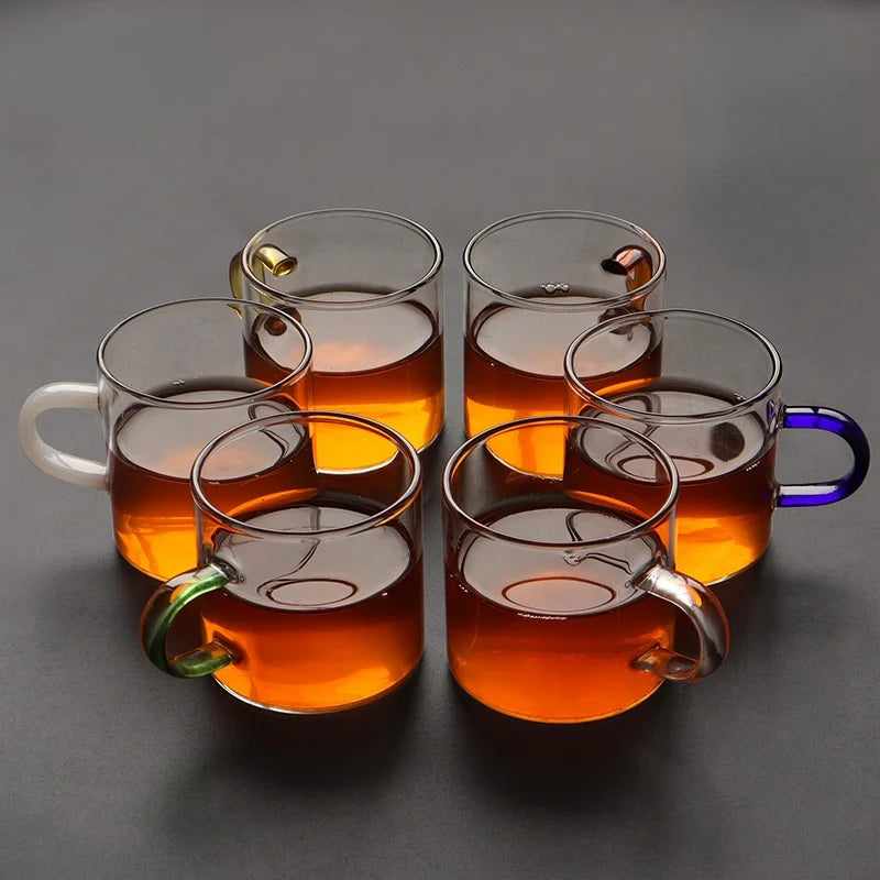 Set di teiere in vetro resistenti al calore in stile giapponese