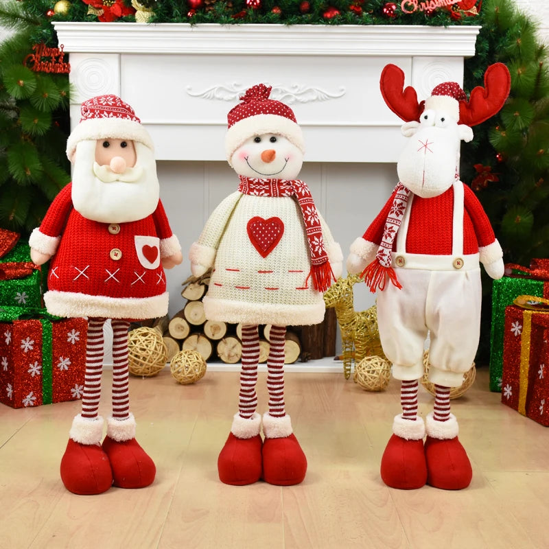 Bambole di Babbo Natale di grandi dimensioni
