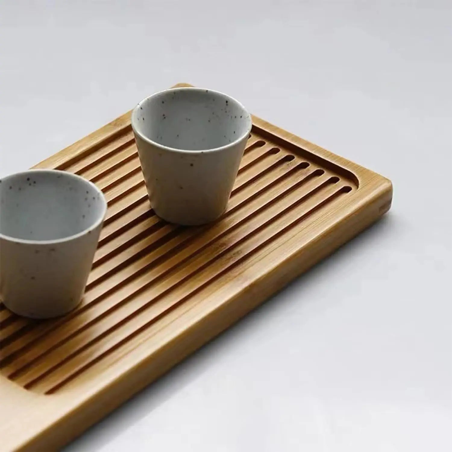 Vassoio da tè cinese in legno di bambù