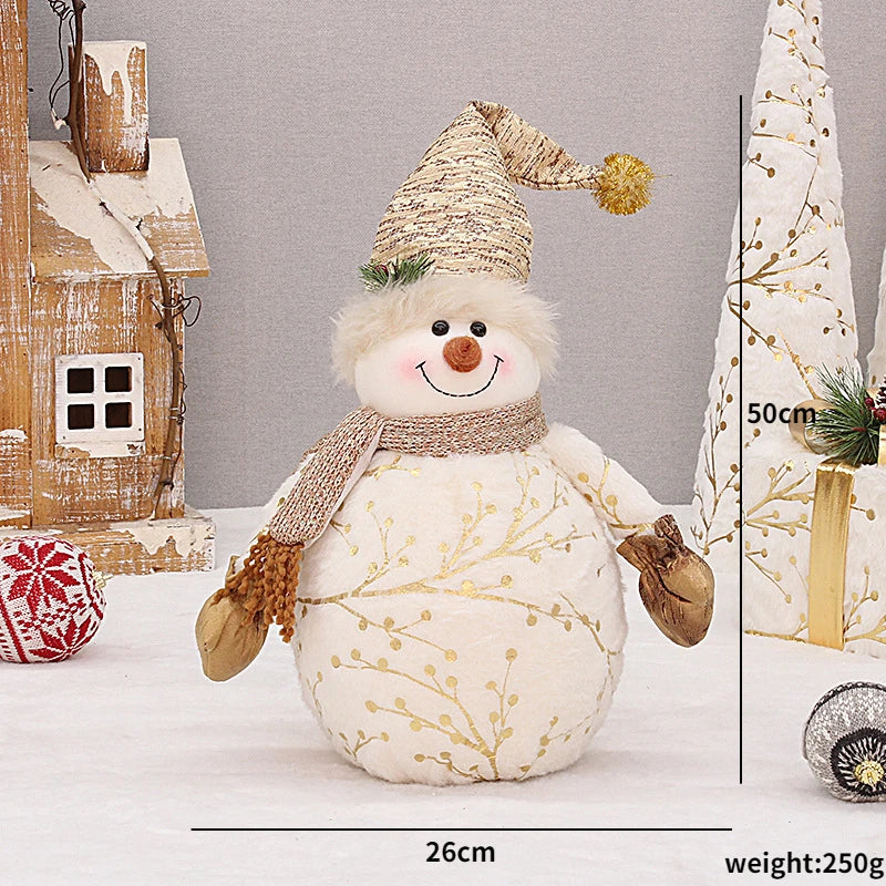 Piccolo pupazzo di neve per la casa di Natale