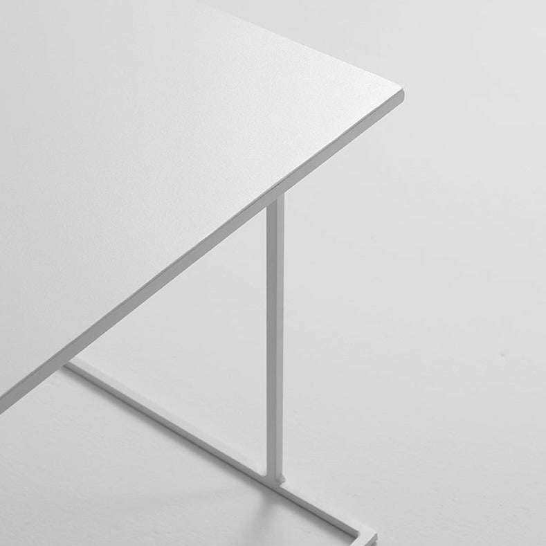 WALT Coffee Table Metal White Close View