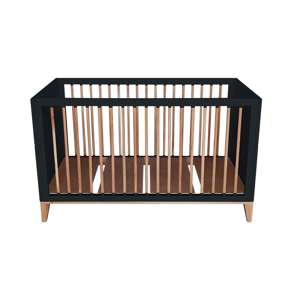 NAMI Evolutive Bed Rattan 70x140 Black