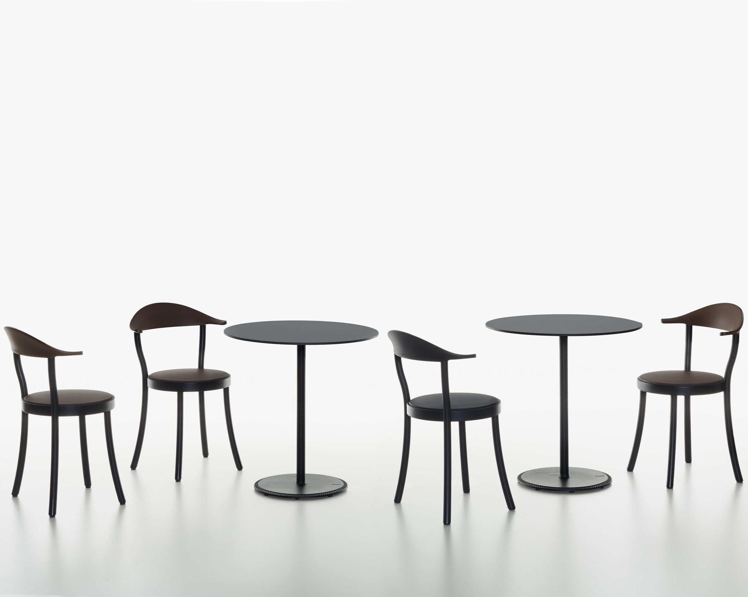 BON Round Tables With Monza Bistro Chairs