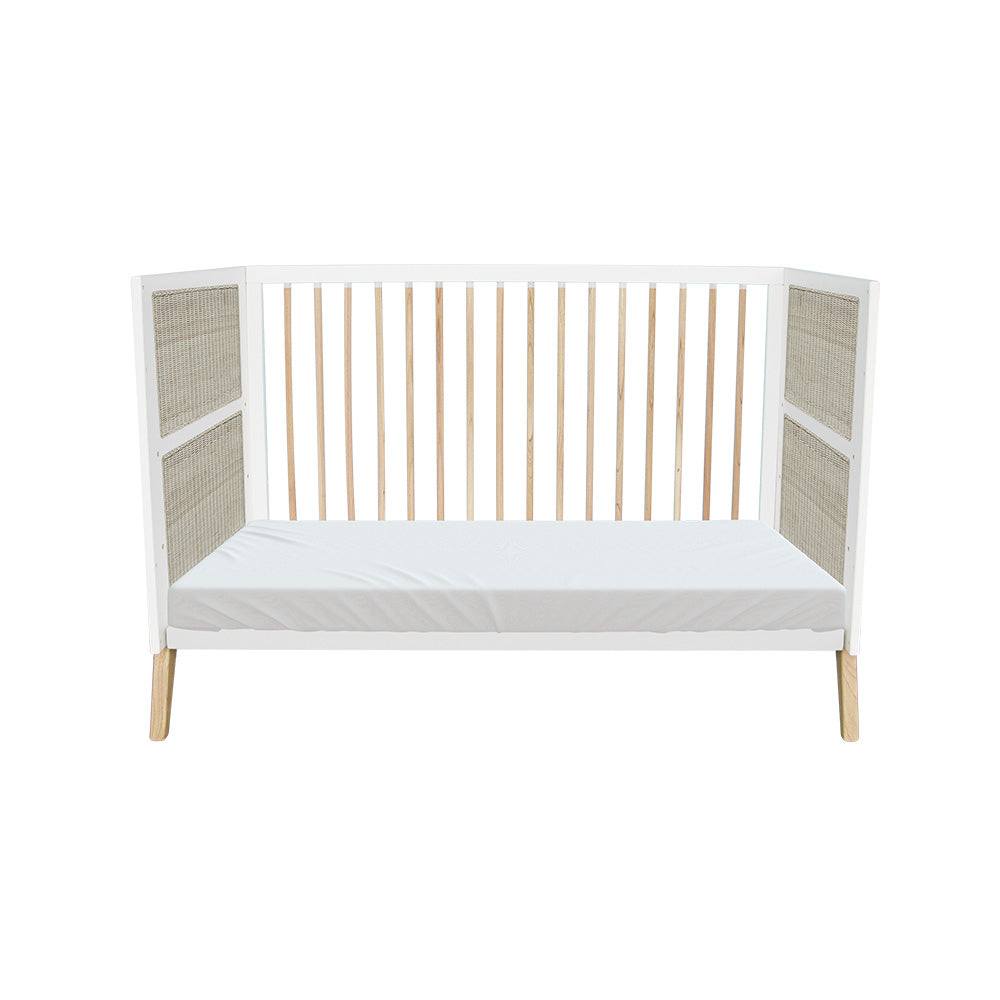 MARELIA Multi-Evolutive Bed Rattan 70x140 White