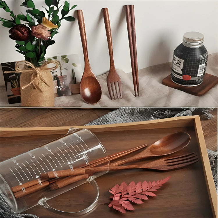 Set Posate Coreane KKU-MIM: 2 Cucchiai E 2 Bacchette In Acciaio Inox 18/10 SUS304 - Confezione Regalo Di Lusso Con Motivi Floreali