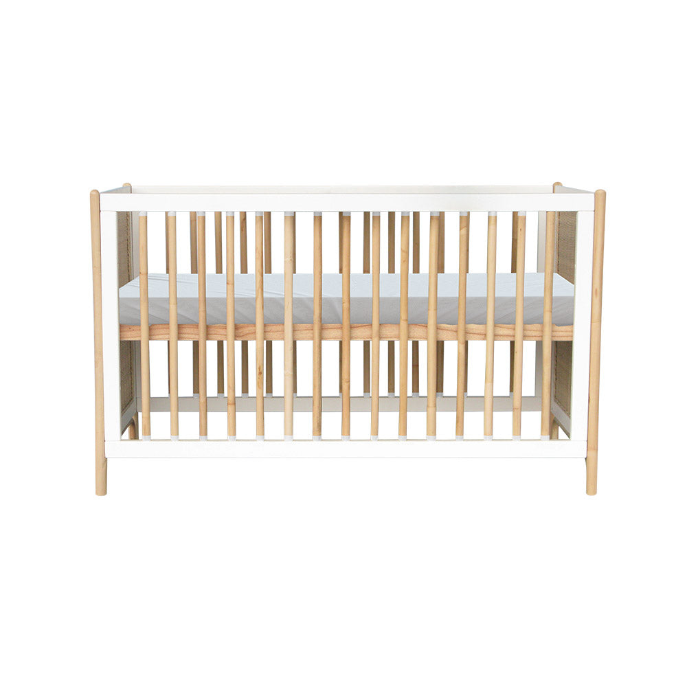 OCEANIA Rattan Evolutive Bed 60x120 White