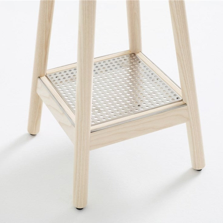 MILO Stool natural, footrest detail