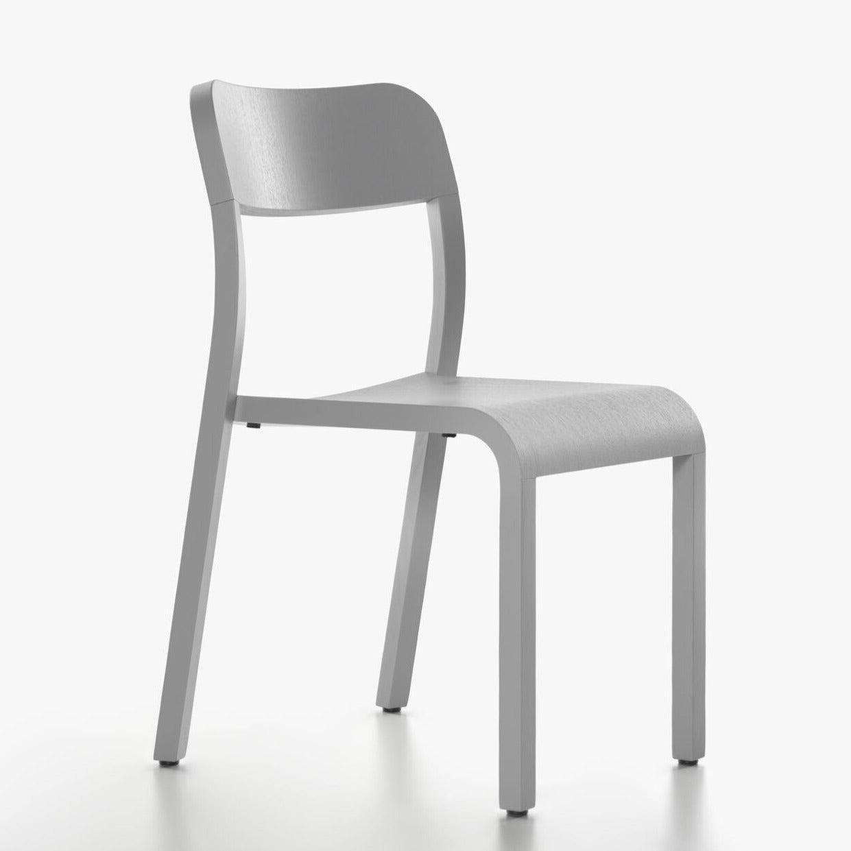 BLOCCO Chair-grey ash-side view