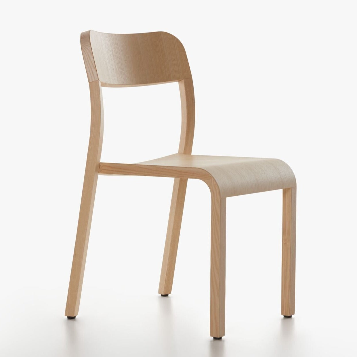 BLOCCO Chair-natural ash-side view