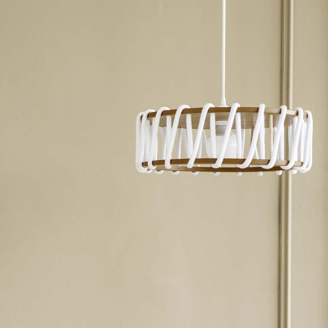 MACARON Pendant Lamp White 30 cm interior view