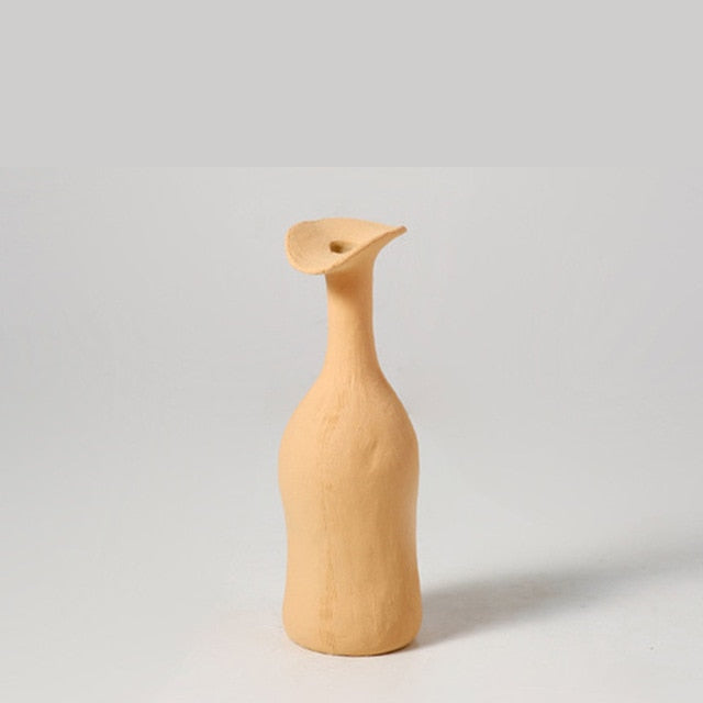 Vaso in ceramica minimalista Morandi colorato