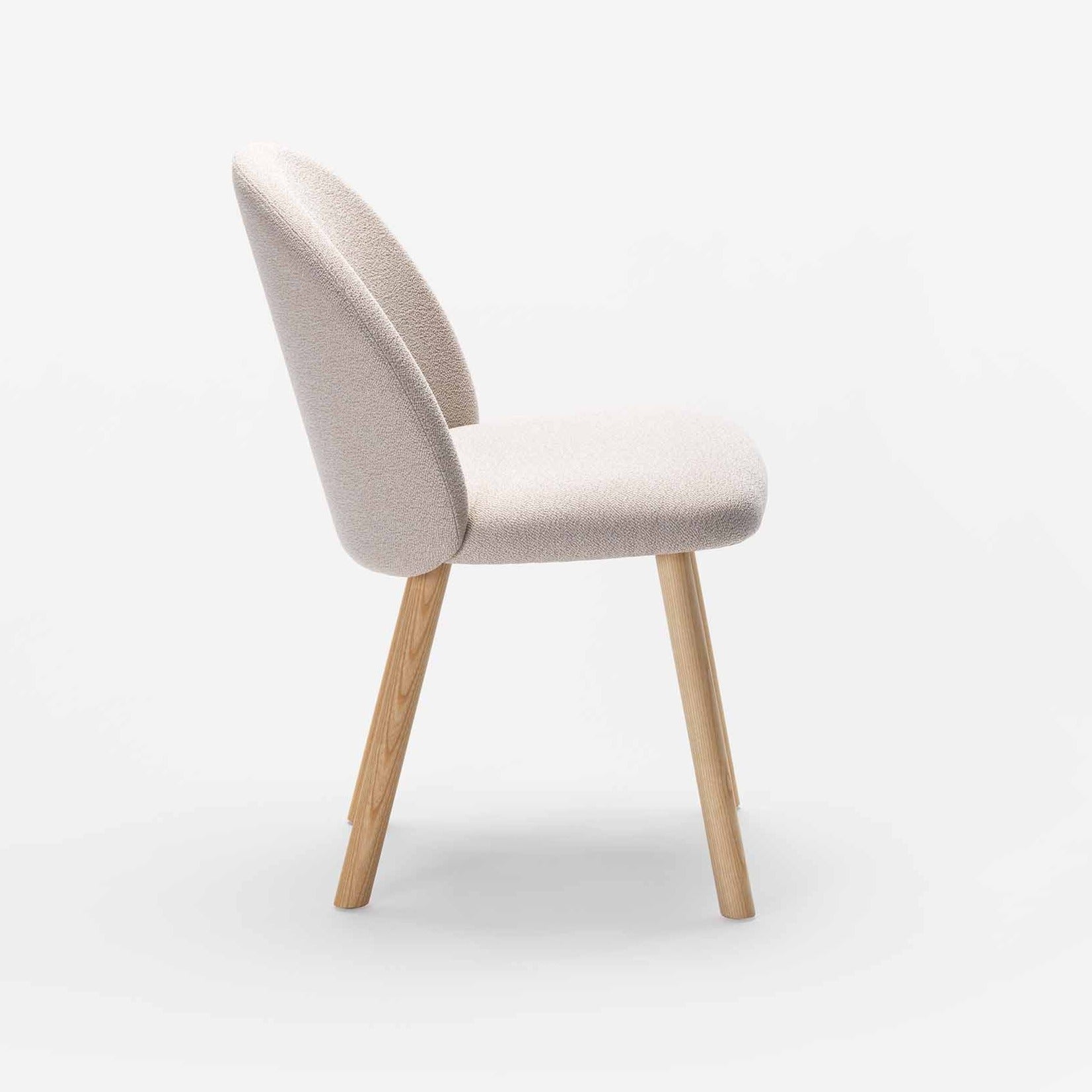 NASU Side Chair Natural-Cream side view