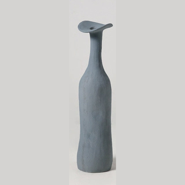 Vaso in ceramica minimalista Morandi colorato