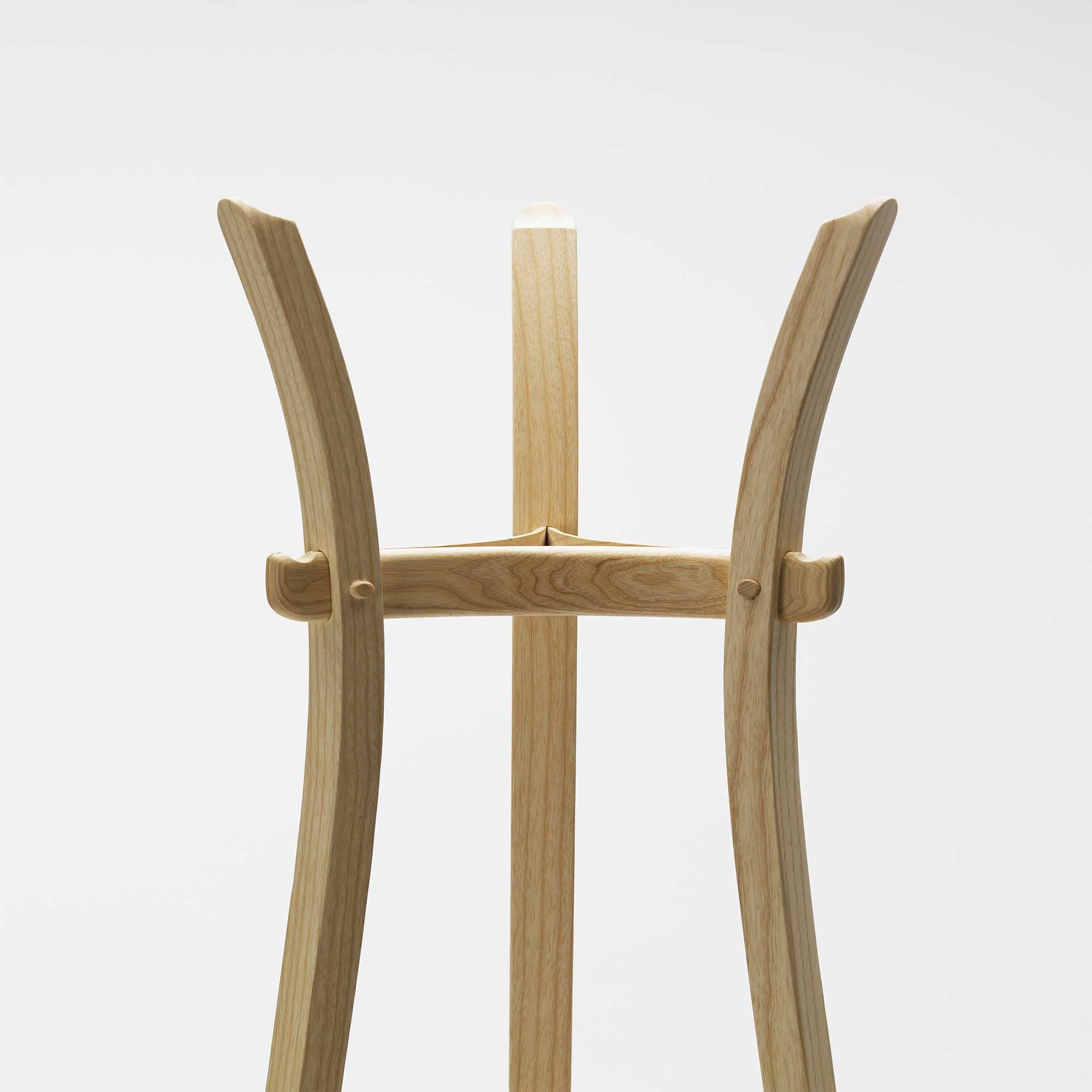 LEEK COAT STAND By Mentsen Ash Natural top side view
