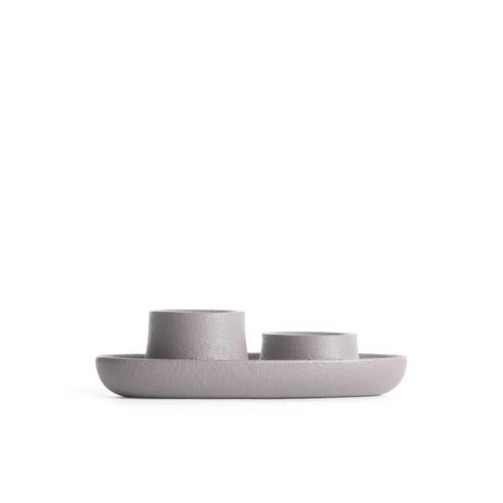 AYE Candle Holder 2 Funnel-grey