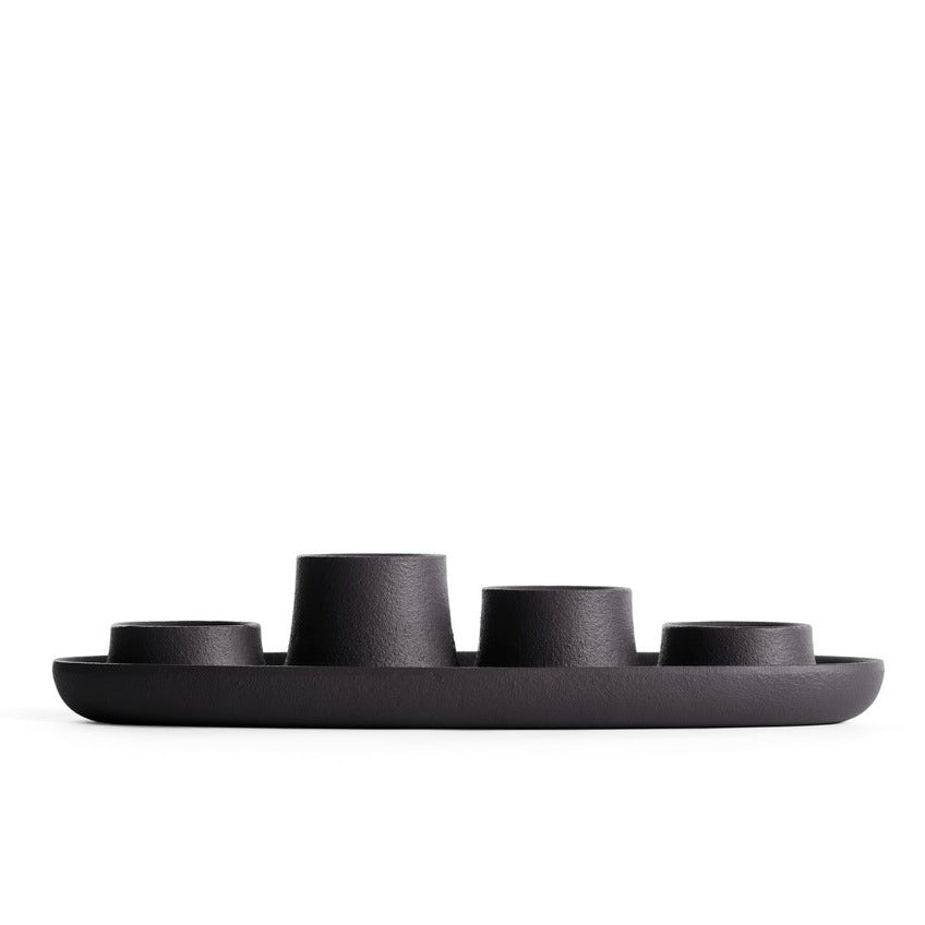 AYE Candle Holder 4 Funnel-black