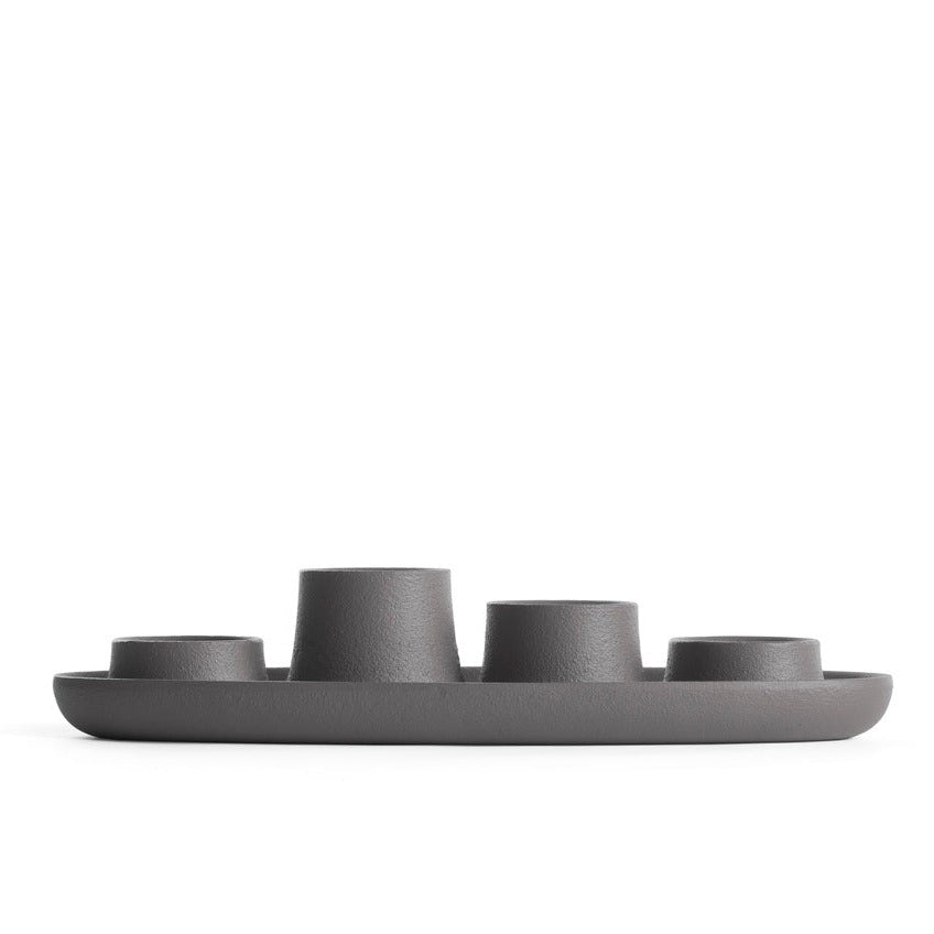 AYE Candle Holder 4 Funnel-dark