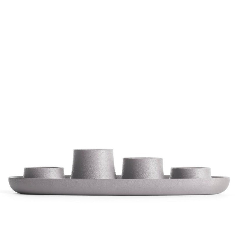 AYE Candle Holder 4 Funnel-grey