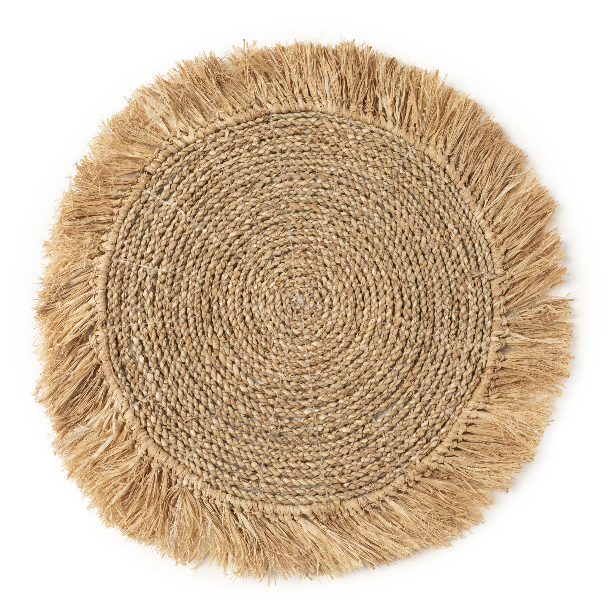 THE SEAGRASS RAFFIA Placemat Natural front view