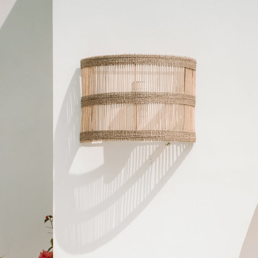THE DOEDOE Wall Aplique Pendant Natural Lamp