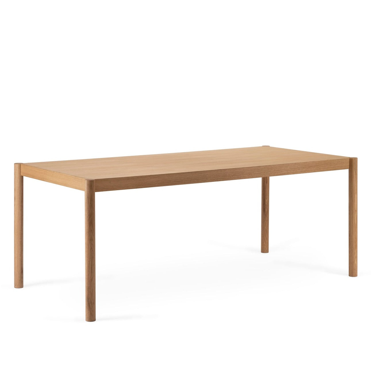 CITIZEN Dining Table-natural oak-large size side view