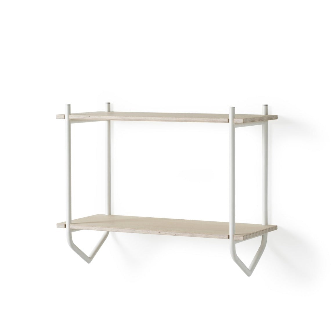 DESSUS Shelf-white frame front view