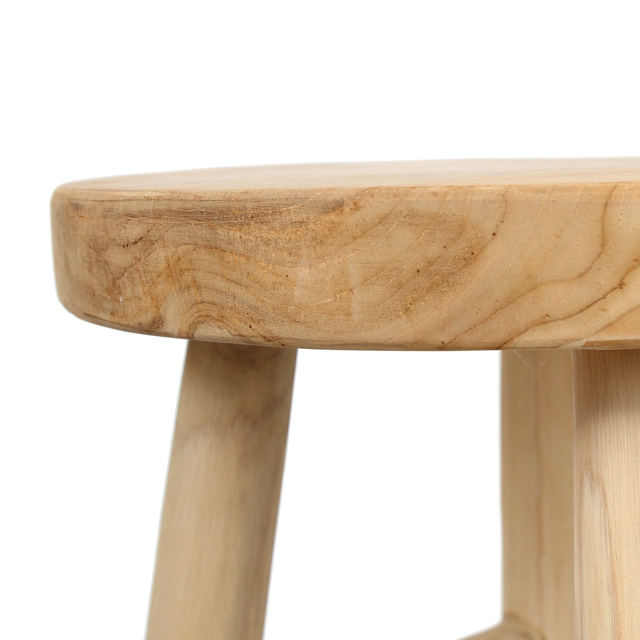 THE KEDUT Bar Stool detail of seat, side view