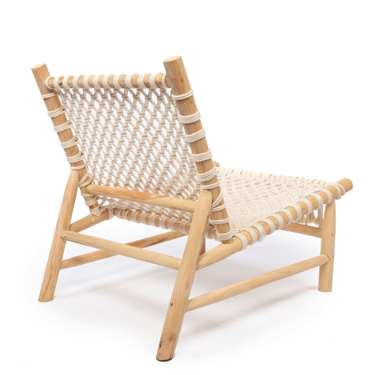 THE ISLAND Rope One Seater Chair backside view