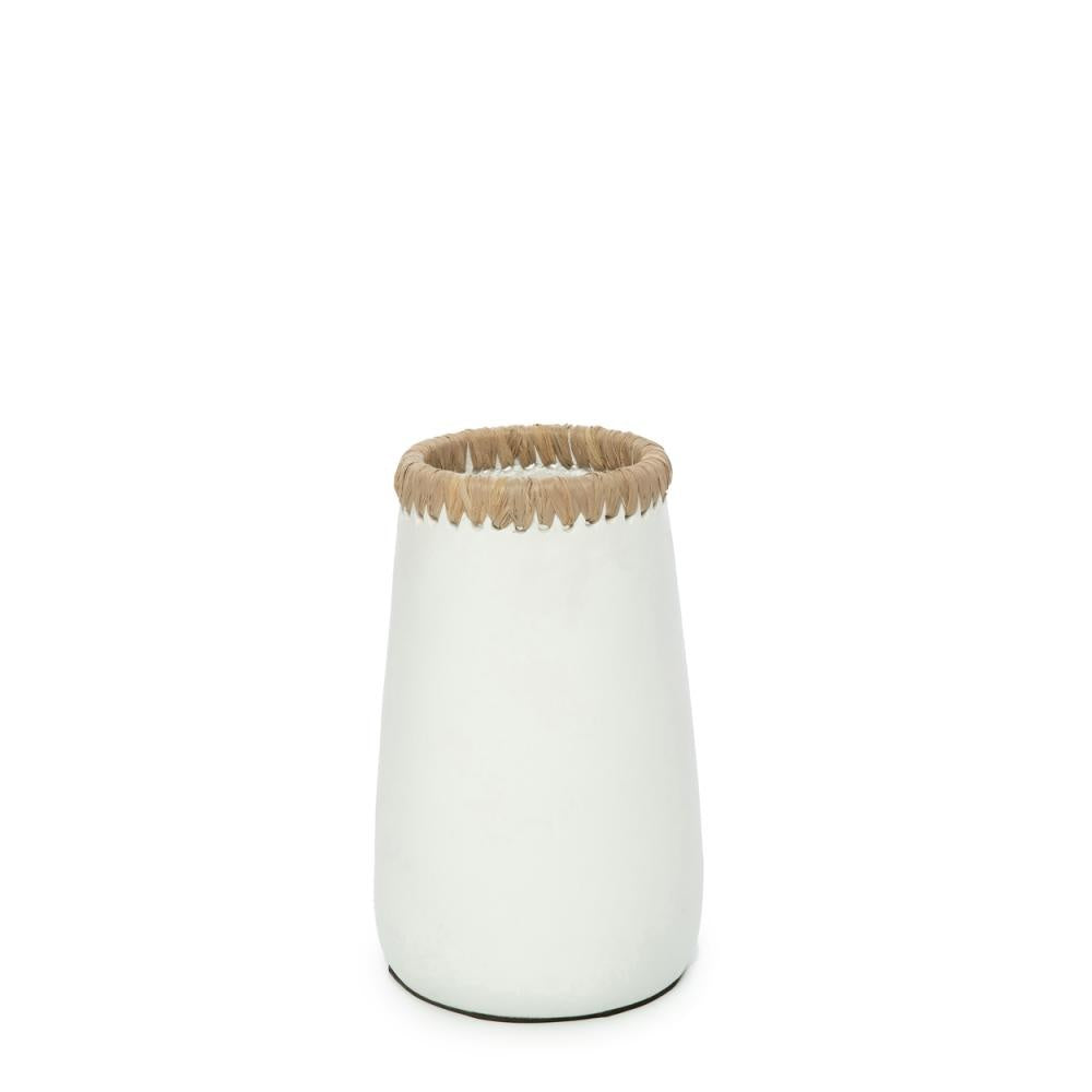 THE SNEAKY Vase small white