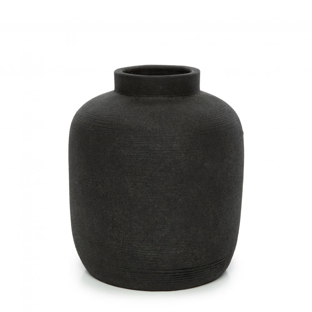 THE PEAKY Vase large black