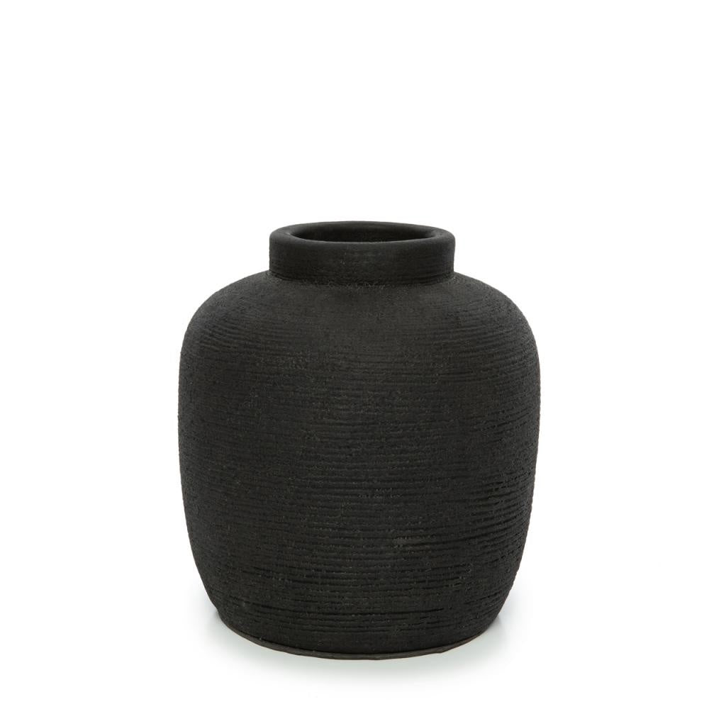 THE PEAKY Vase medium base black